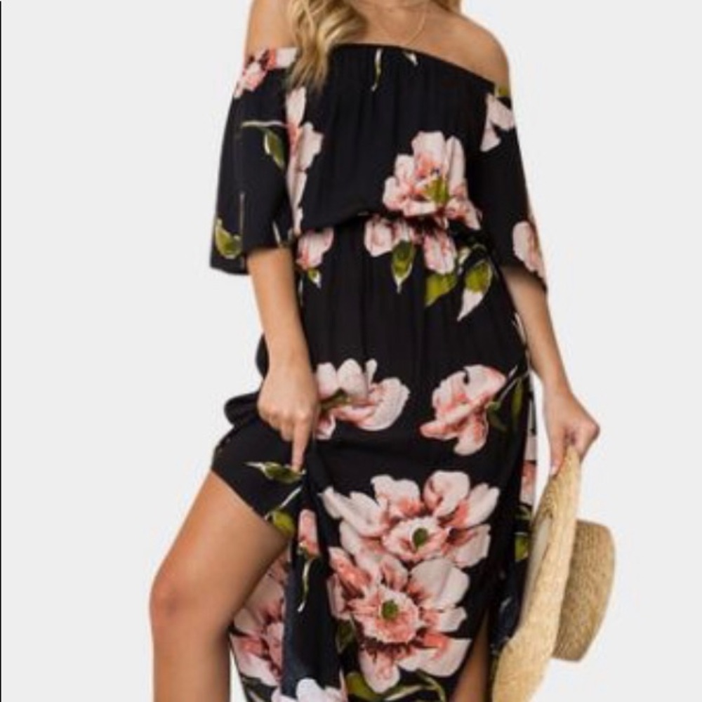 Yoins Off Shoulder Dress M NWT